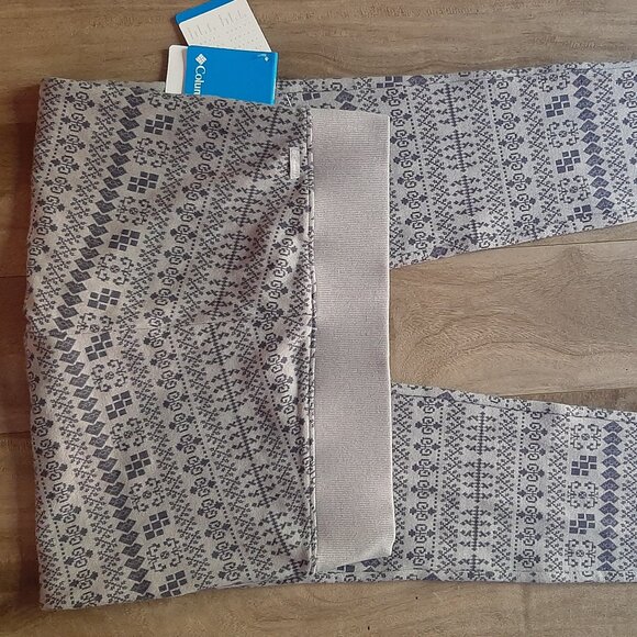 Columbia Holly Peak Jacquard Leggings Women's Small Regular New with Tags - Picture 2 of 4